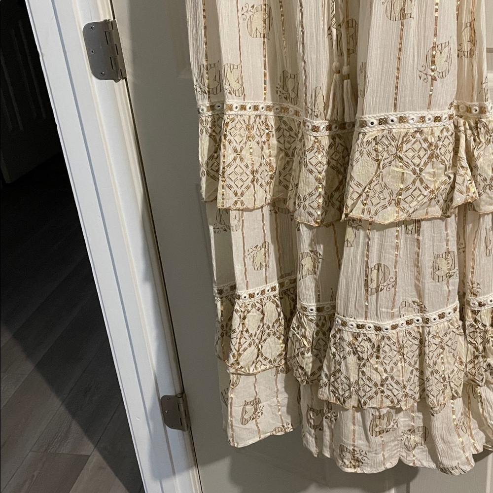 Boutique White Bohemian Maxi Dress - Picture 7 of 12